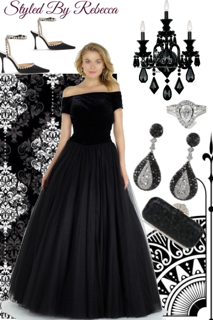 Black Beautiful Gowns- Modna kombinacija