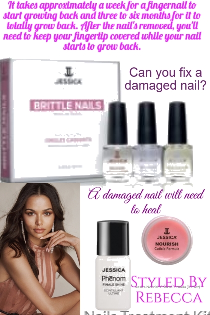 Can you fix a damaged nail?- Fashion set