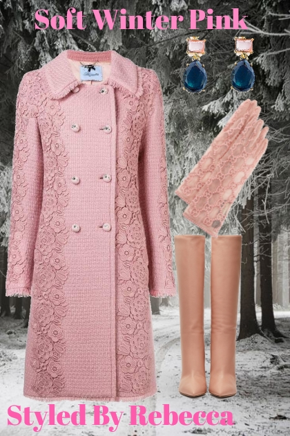 Soft Winter Pink- Modna kombinacija