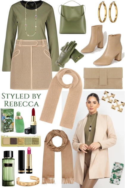 Olive And Tan Day- Fashion set