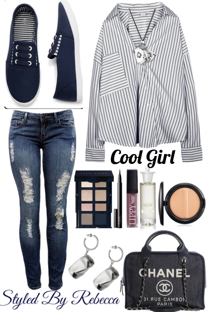 Cool Girl- Combinazione di moda