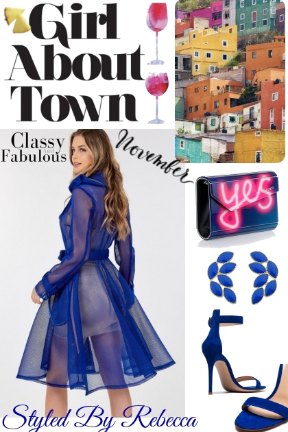 About Town In Blue