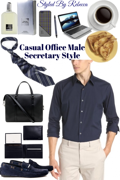 Casual Male Secretary Style