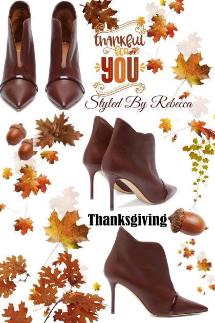 Thanksgiving Shoe Style- Kreacja