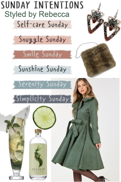 My Sunday Green- Modna kombinacija