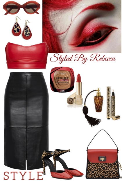 Set Your Eyes Upon Red- Combinazione di moda