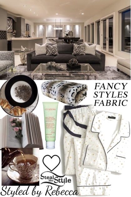 Fancy Home Pj  Relax Style- Fashion set