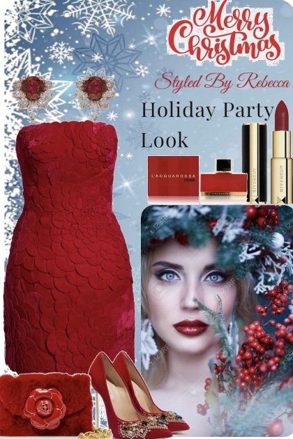 Holiday Berry Red- Combinaciónde moda