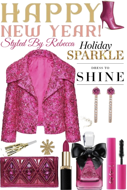 Holiday Sparkle For New Years- Fashion set