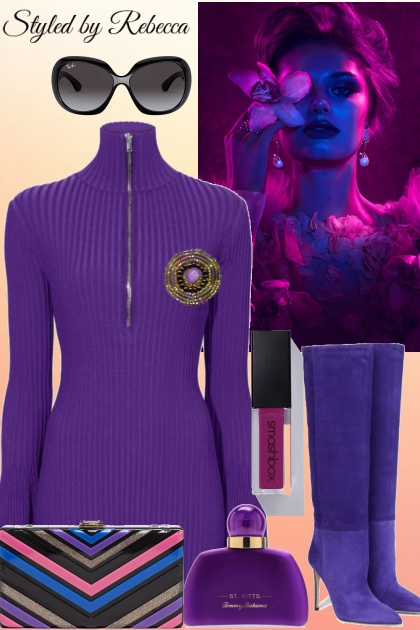 Go and Get It Purple- Fashion set