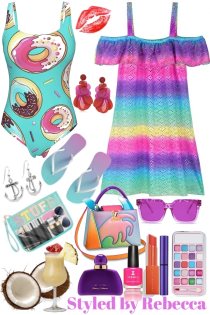 Bright Vacation Style- Fashion set