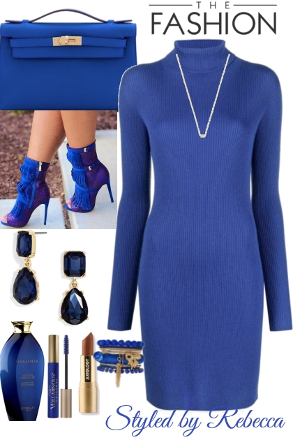 Azul Diva- Combinaciónde moda