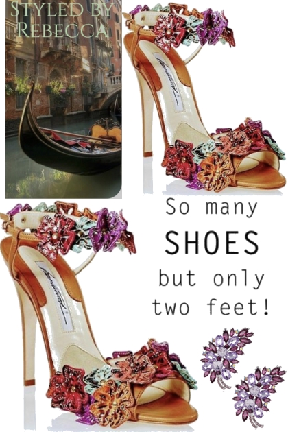 Shoes For Two Fancy Feet- Modna kombinacija
