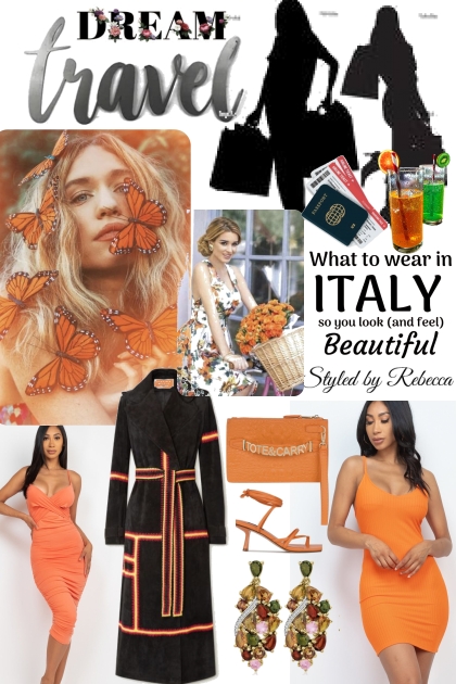 Italian Orange Festival - Fashion set