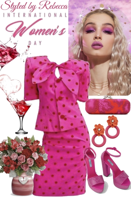 Pink Lady Of The Hour- combinação de moda