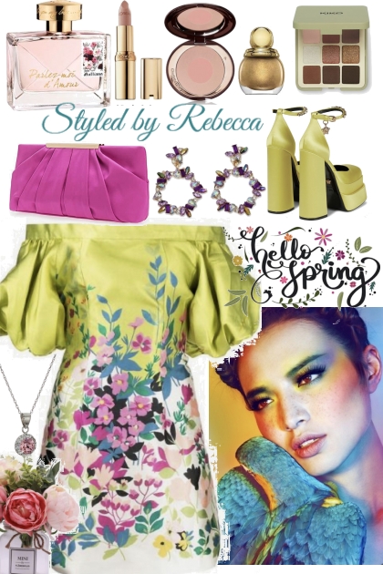 Flowers Are  A Spring Inspiration In Fashion