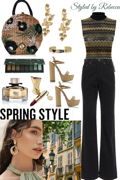 Spring Jeans Season- combinação de moda