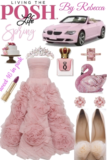 Sweet 16 In Pink- Combinazione di moda