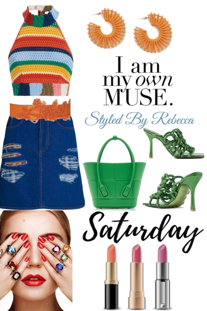 Colorful Saturday- combinação de moda