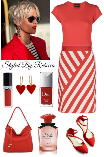 May Red- Combinaciónde moda