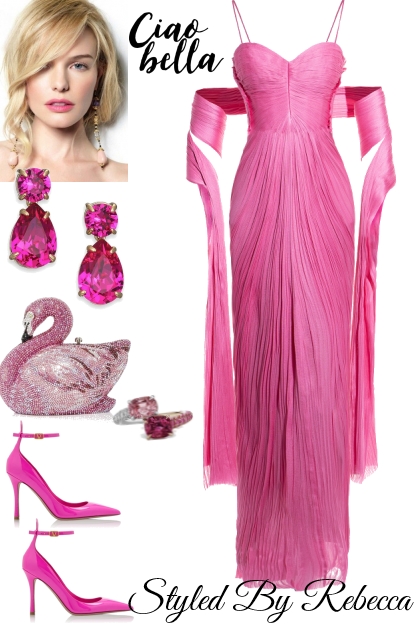 Pink Ciao Bella- combinação de moda