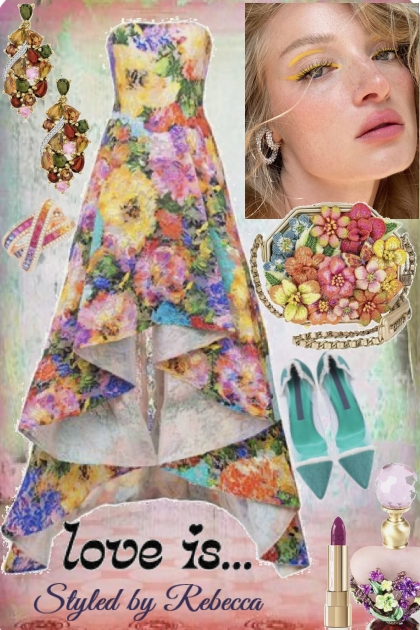 Love Is Like A Bloom Of Color - Fashion set