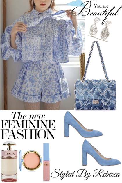 Beautiful Feminine Blue- Modna kombinacija