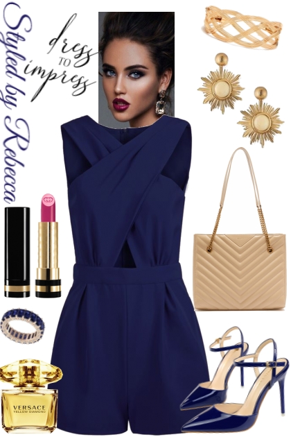 Blue For the Shower Party- Fashion set