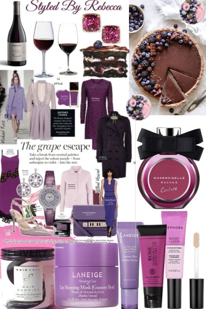 Plum Shade Purples - Combinaciónde moda