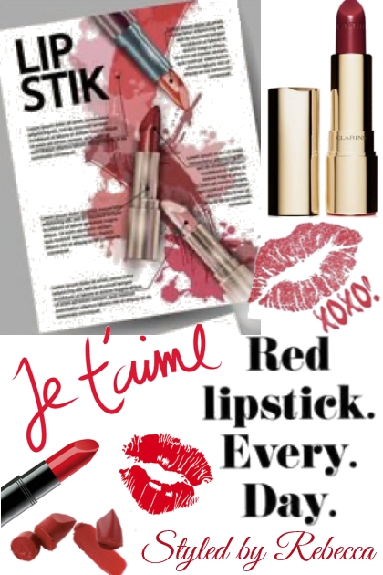 Lipstick-Wǒ kàn dào hóng chún- Combinaciónde moda