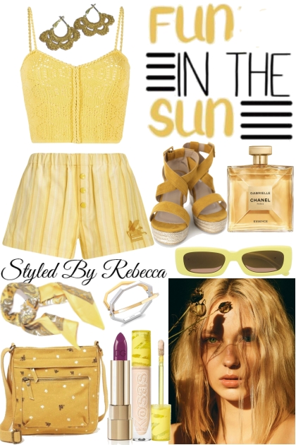 Fun In the Sun Yellow- Модное сочетание