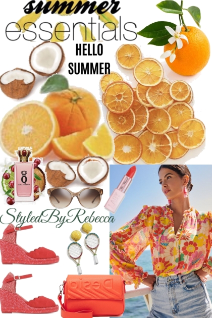 Summer Friday Tropical Vibe- Fashion set