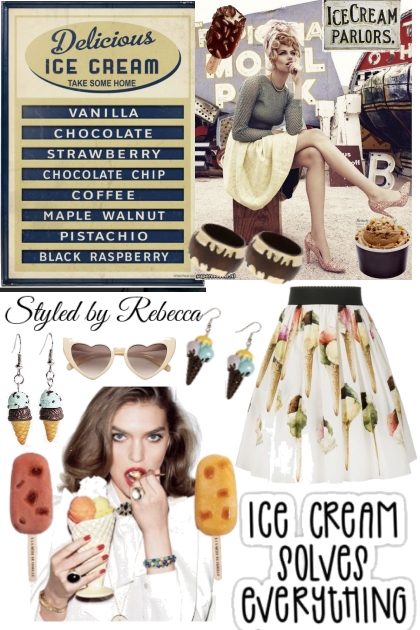 Ice Cream Brain- Модное сочетание