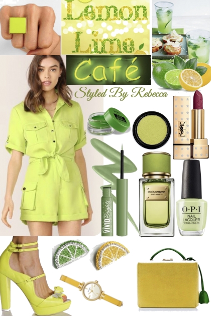 Lemon Lime Cafe- Fashion set