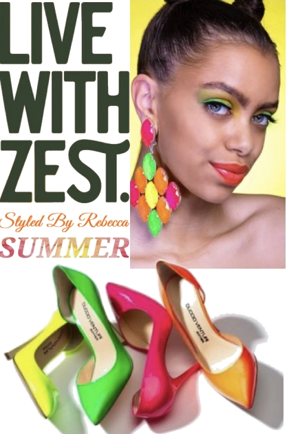 Summer Zest- combinação de moda