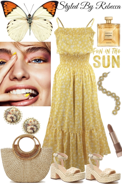 Fun In The Sun Dress- Combinazione di moda