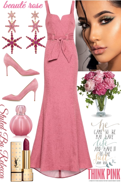 beauté rose- Fashion set