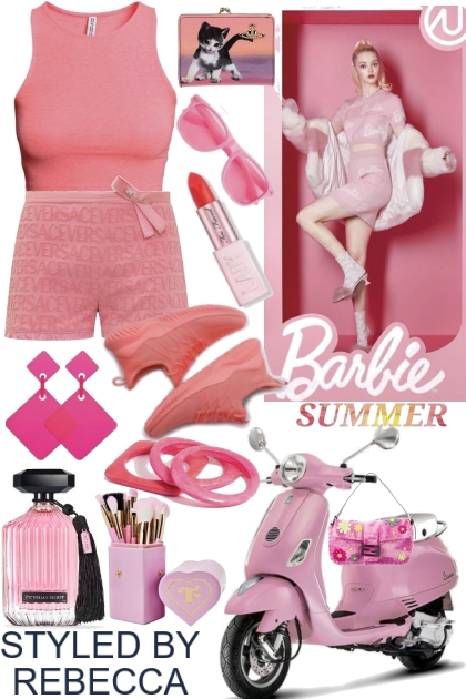 SUMMER PINK LAYOUT- Fashion set