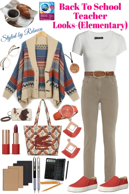 Back To School Teacher Looks-Elementary- Combinazione di moda