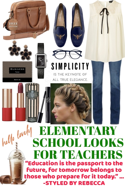 ELEMENTARY SCHOOL TEACHERS CASUAL DAY- combinação de moda