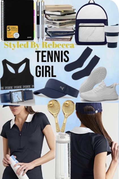 Tennis Girl Prep Out- combinação de moda