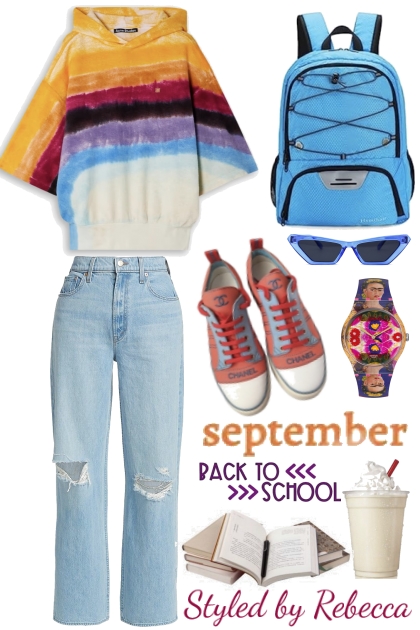 Back To School Ready- Combinazione di moda