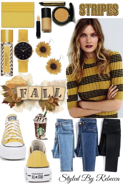 Fall stripes for Tuesday- Combinazione di moda