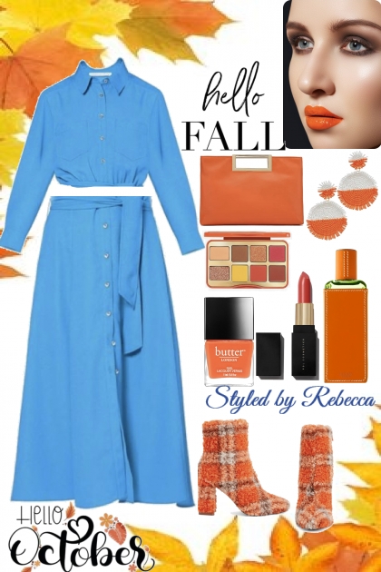 Autumn Lady - combinação de moda