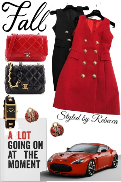 Red and Black Fall- Fashion set