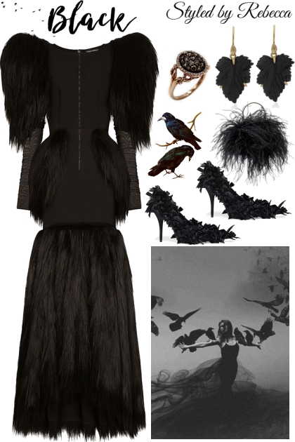Black Crow Diva- Modna kombinacija