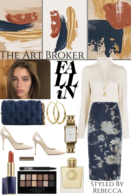 The Art Broker Lady- combinação de moda