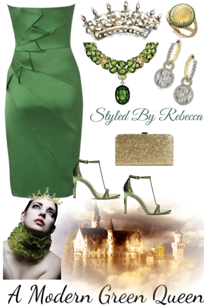 A Modern Green Queen- Модное сочетание