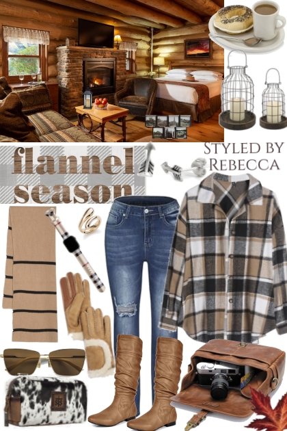 Flannel season comfort- Модное сочетание