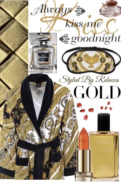 Golden Good night- Модное сочетание